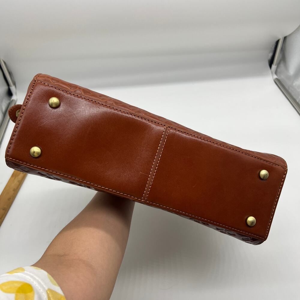 Patricia Nash Womens Purse Discovery Leather Embossed Minor Tan - Picture 13 of 16